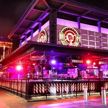 Club exterior at night