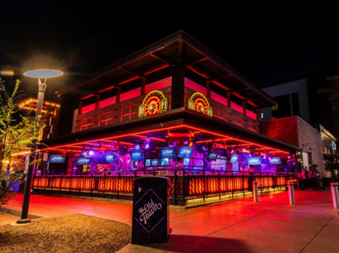 Old Town Scottsdale at night